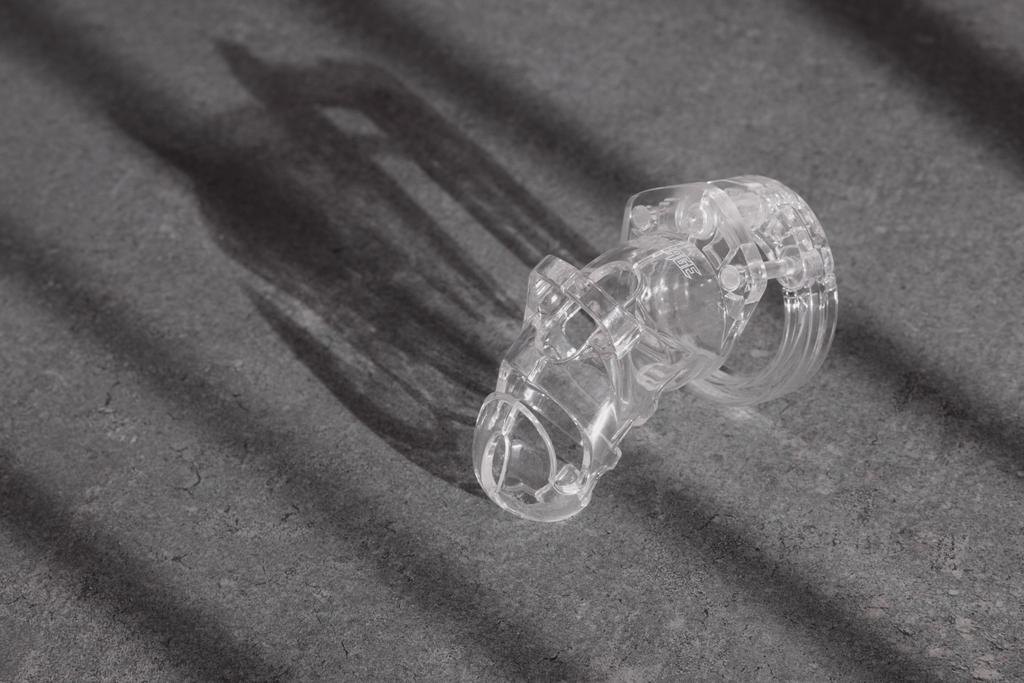 ManCage Model 25 Chastity Cage - 9 X 3.5cm Transparent