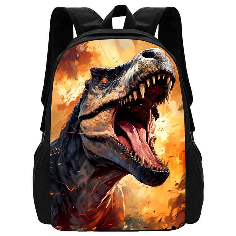 Mochila Dinosaur школьный рюкзак для детей, школьные сумки для мальчиков, легкий прочный детский рюкзак с мультяшными принтами животных