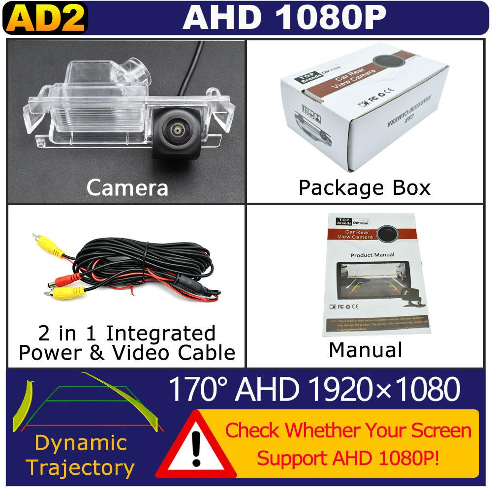 170° AHD 1920*1080P Vehicle Rear View Car Camera For Kia Ceed (JD) Hatchback 2012 2013 2014 2015 2016 Reverse Android Monitor