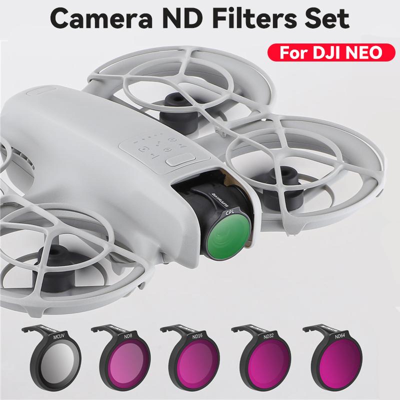 Для DJI Neo Набор ND-фильтров CPL UV ND8 ND16 ND32 ND64 Комплект фильтров для камеры дрона для аксессуаров дронов DJI Neo