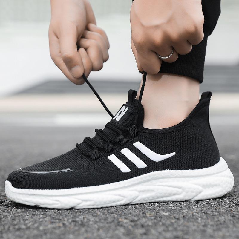 Men's Athletic Running Shoes, Soft Sole Lightweight Responsive Casual Sneakers for Sports