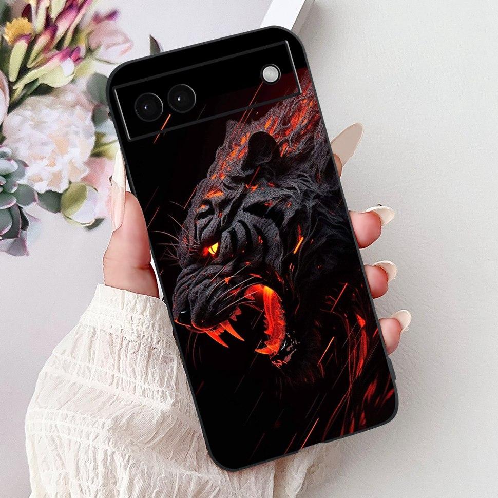 Luxury Painted Cover For Google Pixel 6A Case Soft Silicone Phone Case For Google Pixel 6A Google6A 2022 Back Cover 6.1"