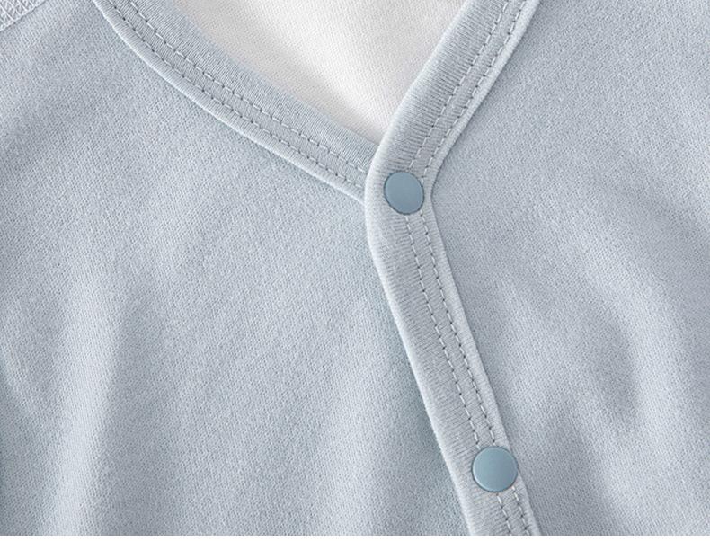 Reversible Newborn Cotton Vest: Double-Layer, Sleeveless, Spring/Autumn Style