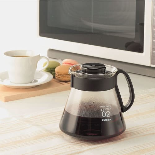 HARIO V60 Range Server 600 мл для 2~5 чашек черного кофе Ручной капельный термостойкий стеклянный Сделано в Японии XVD-60B