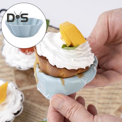 12 шт./компл. форм для кексов, пищевой удобный, легкий, легко чистящийся, силиконовый вкладыш для торта, печенья и кексов, инструмент для выпечки