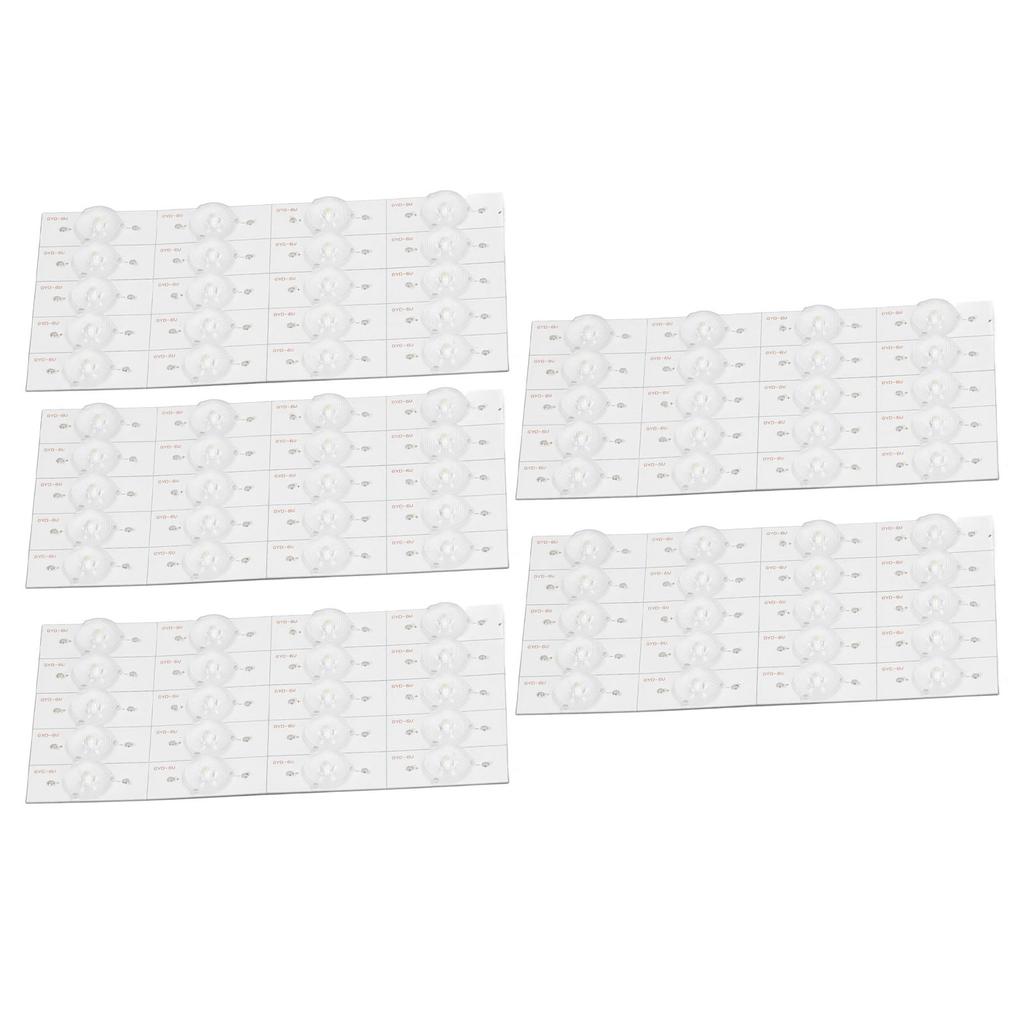 100 шт. линзовых бусин 6 В прозрачные круглые светодиодные аксессуары высокой яркости для 32?Ремонт телевизоров 65 дюймов