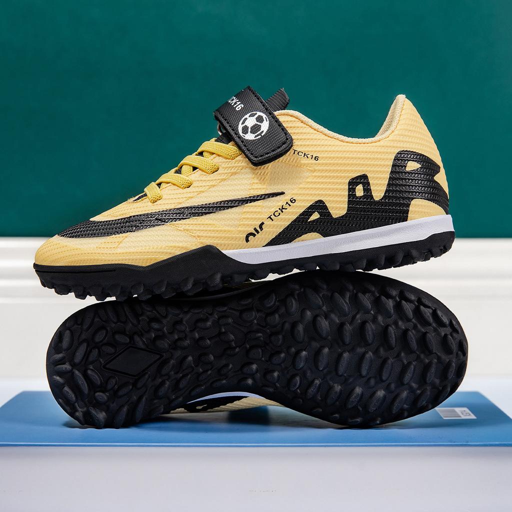 Children's football shoes Velcro boys student game training shoes popular high quality girls broken nail football shoes