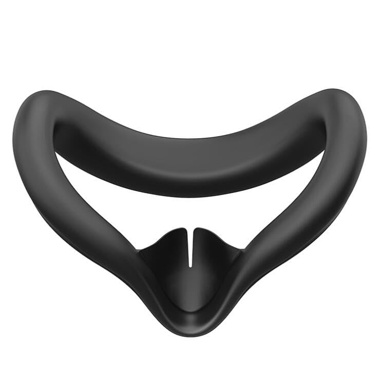 Совместимость с аксессуаром Meta Quest: защитная накладка для лица, уменьшает свет, предотвращает появление пятен и пота, можно стирать, 3S, комплект из 3 предметов: накладка/лицо + чехол,