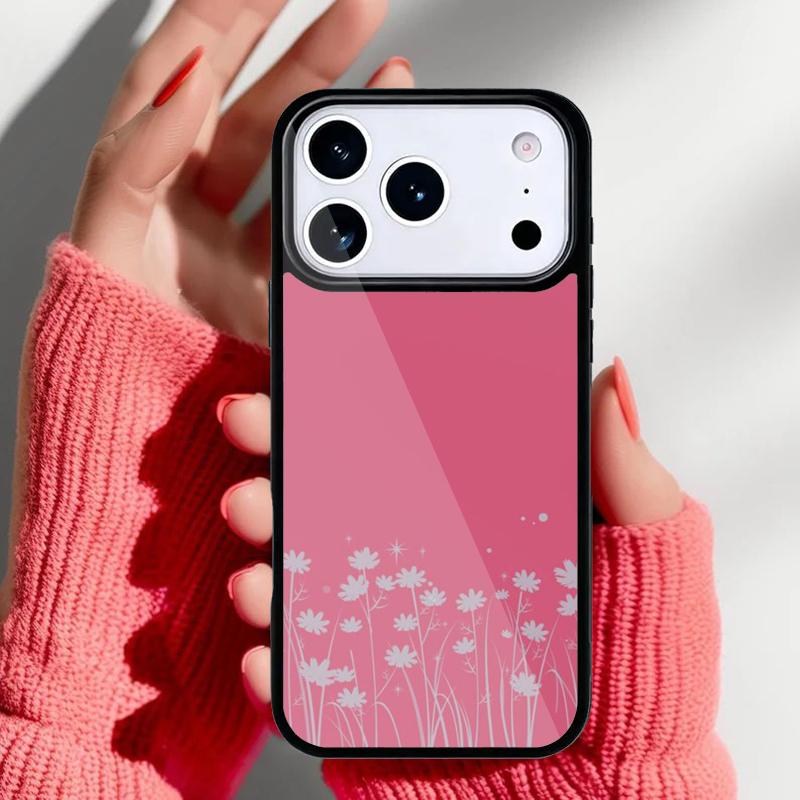 Чехол для телефона с цветком ромашки для iPhone 17 16 15 14 13 Pro Max Задняя крышка для 12 11 Pro Coque
