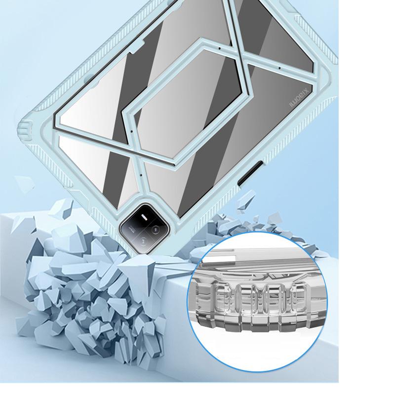 Чехол для планшета Xiaomi Pad 6 Pro, 11 дюймов, прозрачный магнитный чехол-подставка с кристаллами для Xiaomi Mi Pad 6, 2 в 1, жесткий чехол с невидимым кронштейном