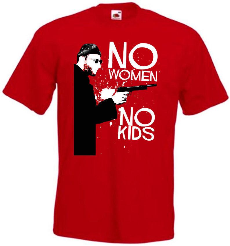 Leon The Professional v22 T-shirt red movie poster all sizes S5XL