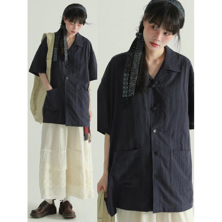 Летняя одежда мужская ретро повседневная рубашка студенческая свободная нишевая дизайнерская забавная новая мужская верхняя часть для ношения на открытом воздухе