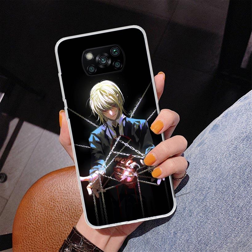 Чехол Huner X-Hunters Kurapika для Xiaomi Poco X5 X6 X7 Pro X4 Gt F7 Ultra M8 M7 Redmi 15C 15 13C 13 12C 12 Уникальная обложка Co