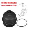 Black Car Oil Filter Cover Oil Filter Housing Top Covers Accessoreis For Ford Transit MK7/Galaxy/Mondeo/Focus Parts 3M5Q6737AA