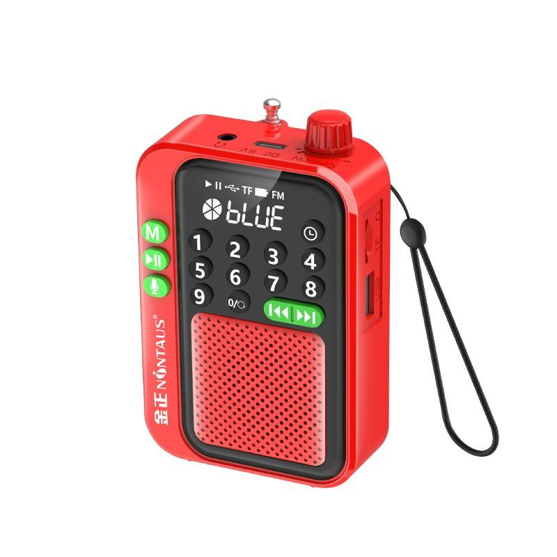 5 Вт Портативное FM-радио Беспроводной Bluetooth-динамик TF-карта USB-накопитель Музыка MP3-плеер