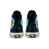 Converse Кроссовки унисекс Chuck 70 High Sunny с цветочным принтом, черные, бирюзовые, Game-Royal 172824C