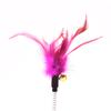 Feather  Cat Toys Feather Funny Cat Shape False Products Bottom Sucker Elastic