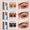Waterproof Natural Double-Headed Eyebrow Pencil 0.4Gsadoer Finishing Anti-Smudge Eyebrow Pencil Brush