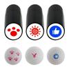 Patterns Multicolors Colorfast Plastic Impression Seal Golf Ball Stamper Quick-dry Stamp Marker