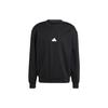Adidas Embroidered Sweatshirt Men Sweatshirts Black IS2035