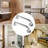1/2Pcs 30Cm Stainless Steel Bathroom Tub Toilet Wall Grip Handle Handrail Grab Bar Shower Safety Support Handle Towel Rack