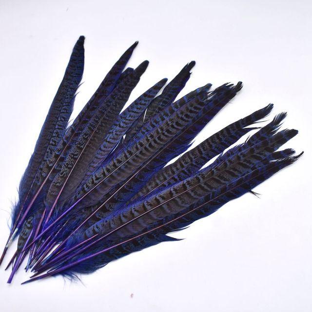 5 шт./Лот Натуральные перья хвоста фазана для рукоделия 10-12 дюймов Цветные перья для изготовления украшений DIY Украшения для вечеринок Плюмаж