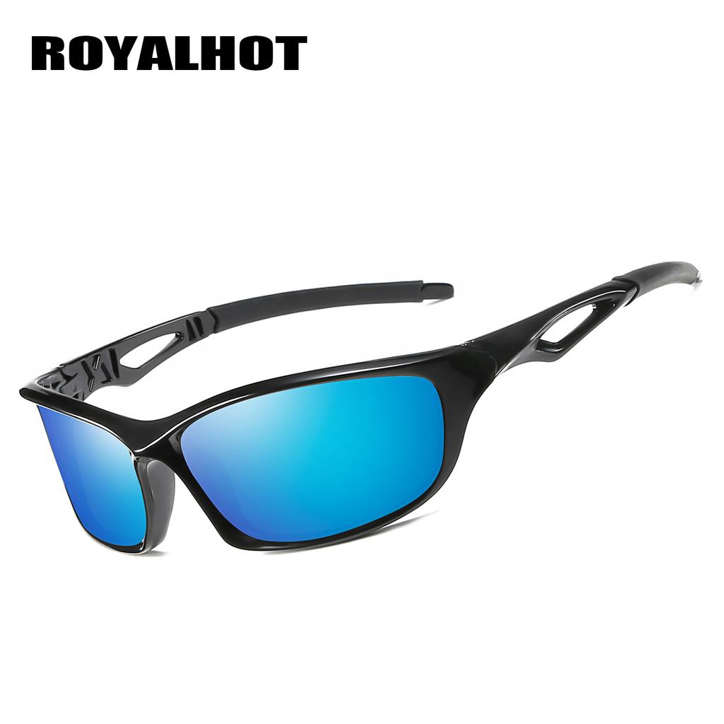 Royalhot Поляризованные спортивные солнцезащитные очки унисекс с полой оправой, винтажные солнцезащитные очки, очки в стиле ретро, солнцезащитные очки, UV400