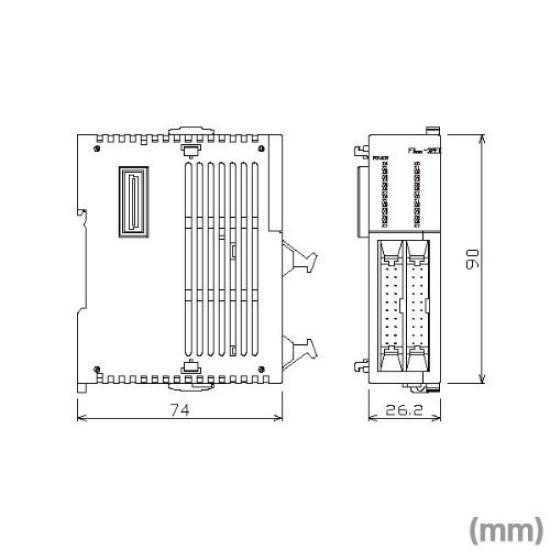 Mitsubishi Electric Модуль расширения секвенсора Универсальный MELSEC-F FX2NC-32EX