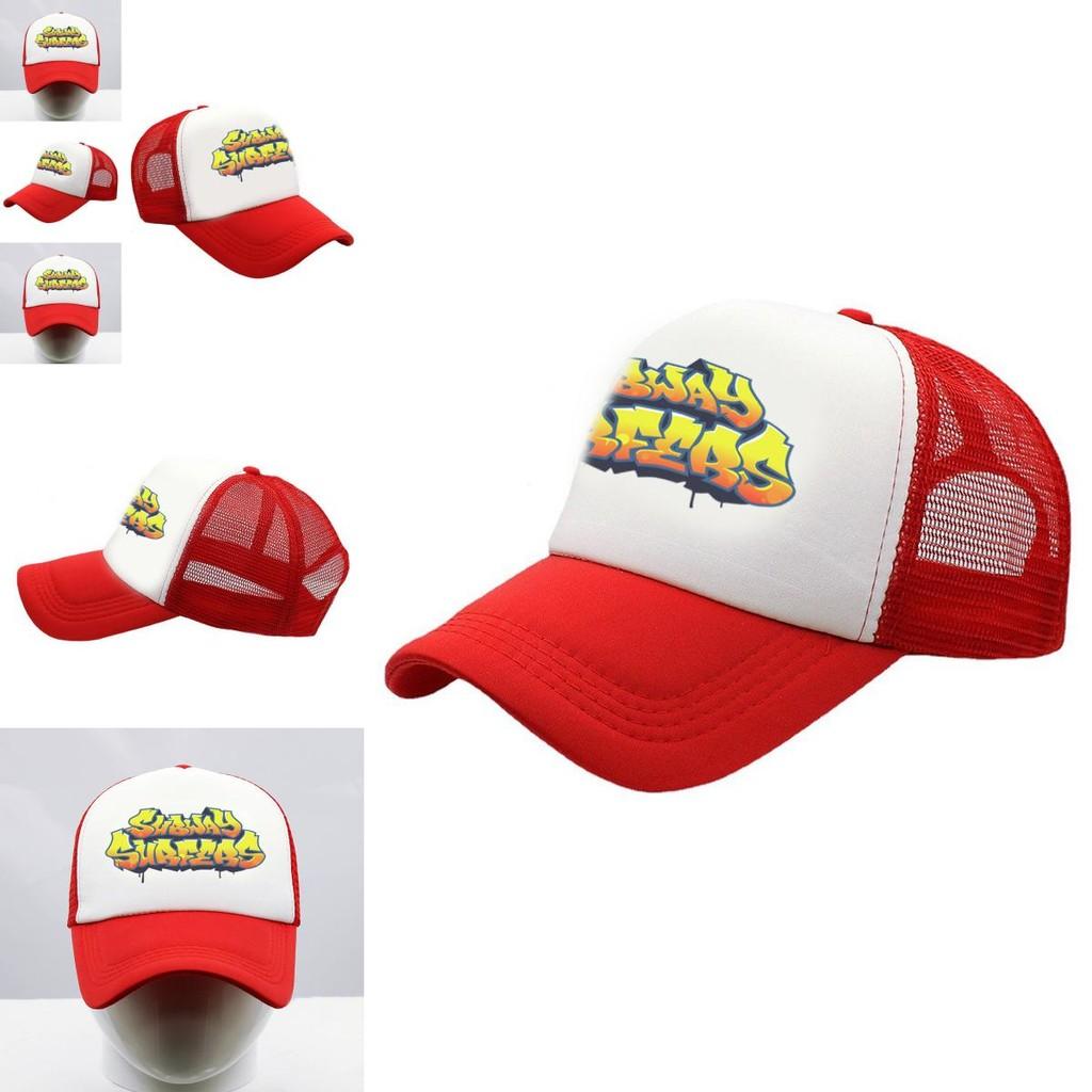 Бейсболка Subway Surfers Защита от УФ лучей Дышащая Унисекс Летняя шляпа для улицы Для фанатов