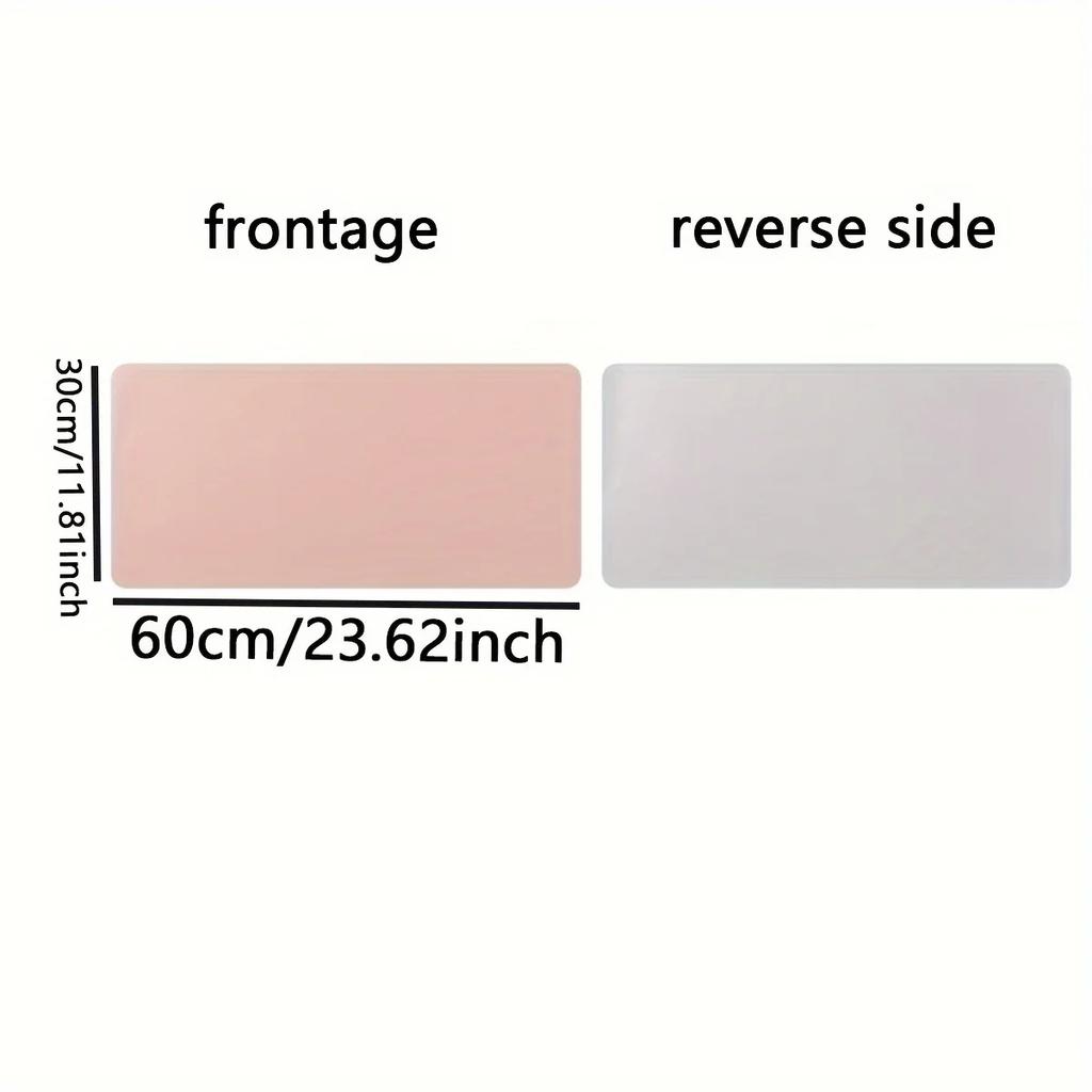 1 шт. - Коврик для мыши двойного назначения для офисного и письменного стола, изготовлен из синтетической кожи ПУ материала, водонепроницаемый и пыленепроницаемый.