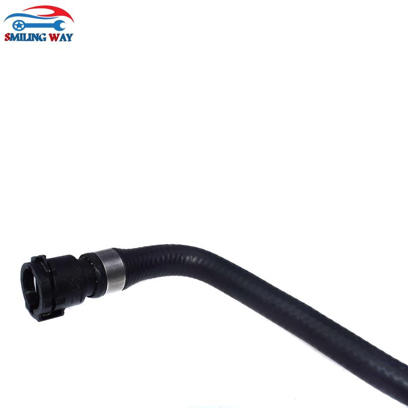 Upper Engine Coolant Radiator Expansion Tank Water Hose For BMW 5er 6er E60 E61 E63 E64 520i 525i 530i 545i 645Ci # 17127519247