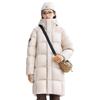 Penguin Unisex Long Hooded Puffer Down Jacket