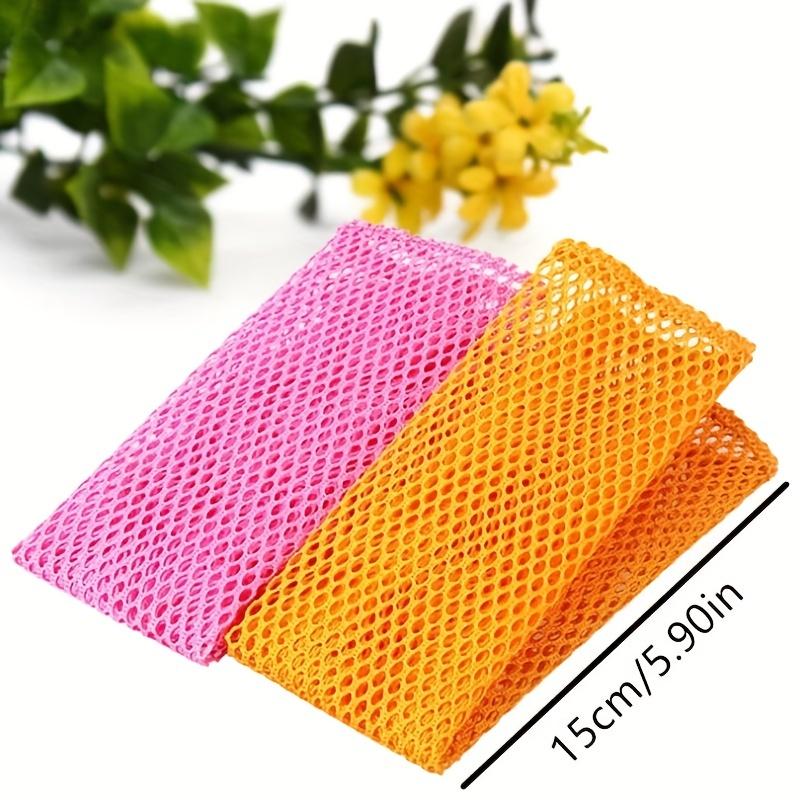 2 шт. Сетчатые салфетки для мытья посуды с антипригарным покрытием - Легкая очистка и губка для мытья посуды для кухонного инструмента для уборки
