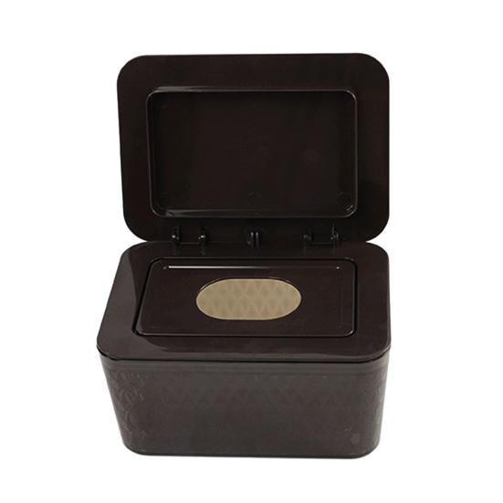 Диспенсер для салфеток Коробка для хранения Большой вместимости Пыленепроницаемый Защита от влаги Прозрачный дизайн Коробка-кейс для ванных салфеток