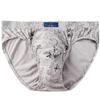 Men's Moisture-Wicking Loose Cotton Plus Size Printed Briefs