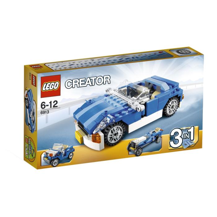 LEGO Creator 3 in 1 Blue Sports Car Building Blocks 152pcs 6913