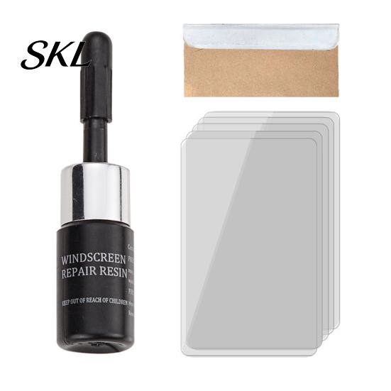 Windshield Crack Repair Tool Chip Kit, Car Kit for Glass Repair, Do It Yourself Fix DIY Small Chips Star Bullseye Minor Damage