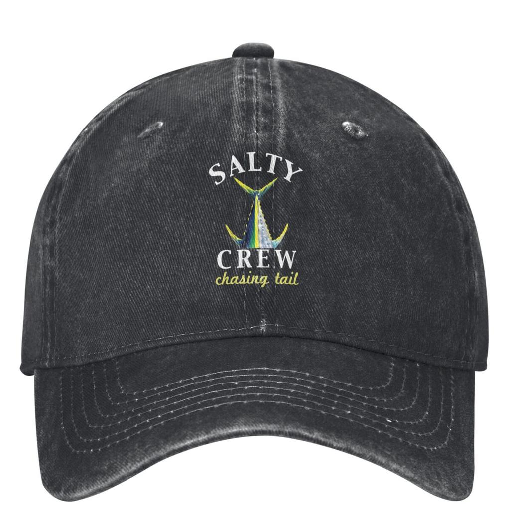Кепка-бейсболка Salty Crew смешная для рыбалки Мужская Взрослая Защита от солнца Кепка-тракер Весна y2k Смешные походные рыболовные кепки-бейсболки