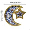 Ramadan Serving Tray Decoration Moon Star for Wedding Gatherings Events