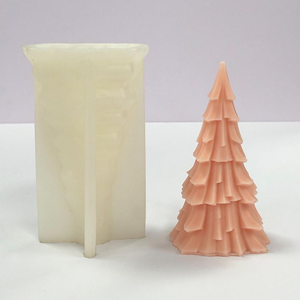 Форма для свечи «Рождественская елка» Силиконовые формы Формы для украшений Формы для литья Формы для гипса ручной работы Материалы для рукоделия
