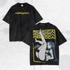 Винтажная стираная рубашка Игровая атрибутика Подарок фанату Metalhead Летняя стираная футболка для мужчин и женщин