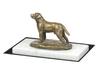 Labrador Retriever - dog figurine, statue on white marble, trophy for Art-Dog dog show exhibition