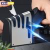 4 In 1 Quick Sharpener Handheld Multifunctional Knife Sharpening Tool Stainless Steel Blade Kitchenware