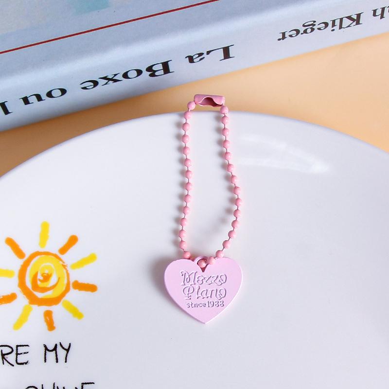 Прочный красочный брелок в форме сердца, креативный милый брелок в форме сердца, кавайный рюкзак, украшения, аксессуары, подарки