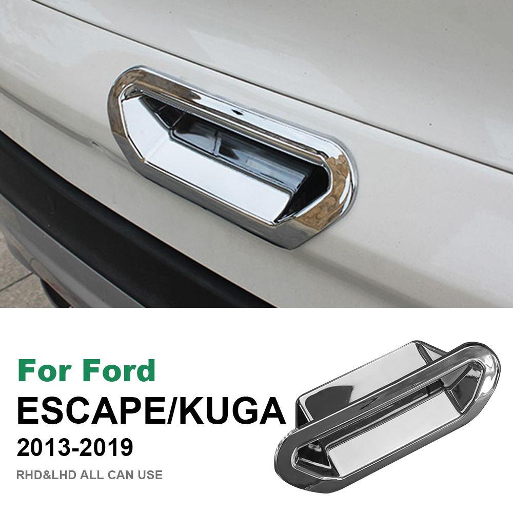 For Ford Escape Kuga 2013 2014 2015 2016 2017 2018 2019 ABS Rear Car Trunk Door Handle Bowl Cover Trim Bezel Styling Accessories