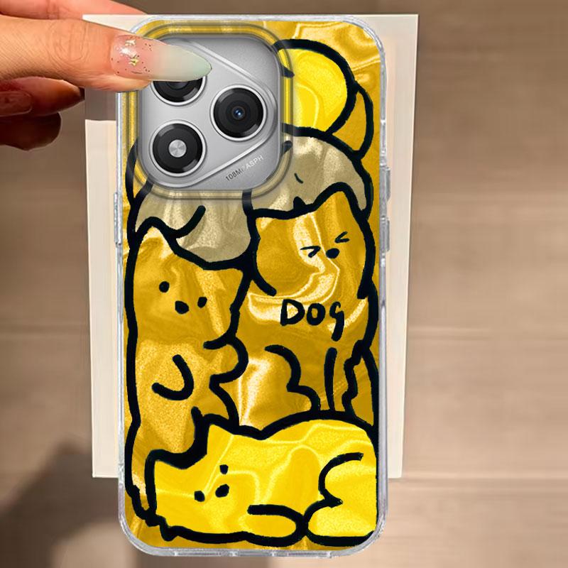 For Honor 400 Lite 200 Lite 200 Pro X9b Magic 7 6 Lite X9c X8b X7c 200 SMART 5G Phone Cover Cute Purple Cat For Honor 200 Bags