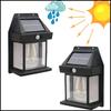 Solar LED Lantern Garden Wall Lamp with Motion Sensor
