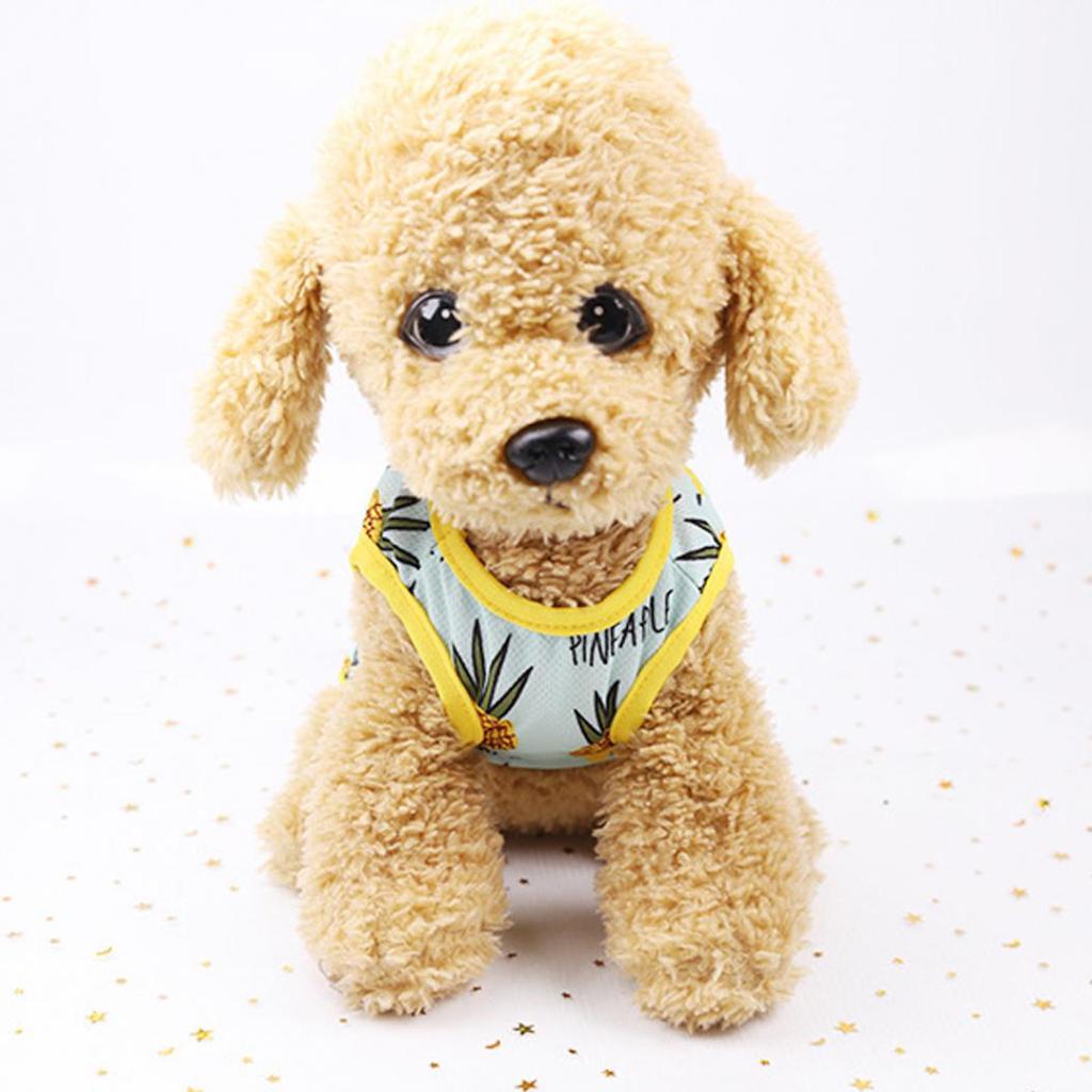 Lovely Pineapple Pet Dog Cat Dress/Vest Summer Costume Apparel Couple Outfit