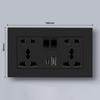 Wall Mount Switch Socket Plastic USB Charger Socket  Electrical Installation