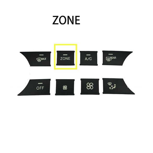 ABS автомобильная консоль AC Media Volume Авто кнопки блестки крышка наклейки отделка подходит для Mercedes Benz CE CLS GLK Class W204